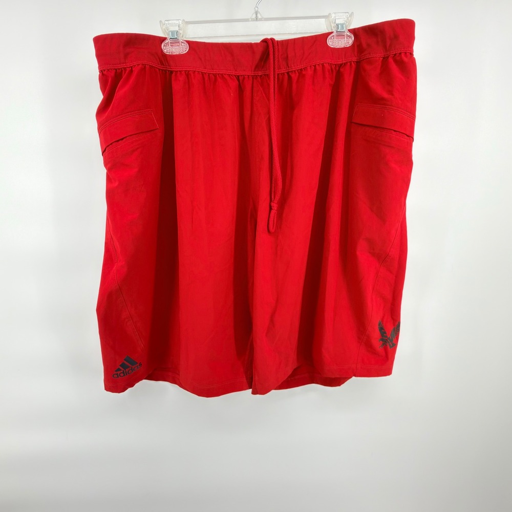 Adidas Eastern Washington Eagles Shorts Mens 3XL Red Climalite Athletic NCAA